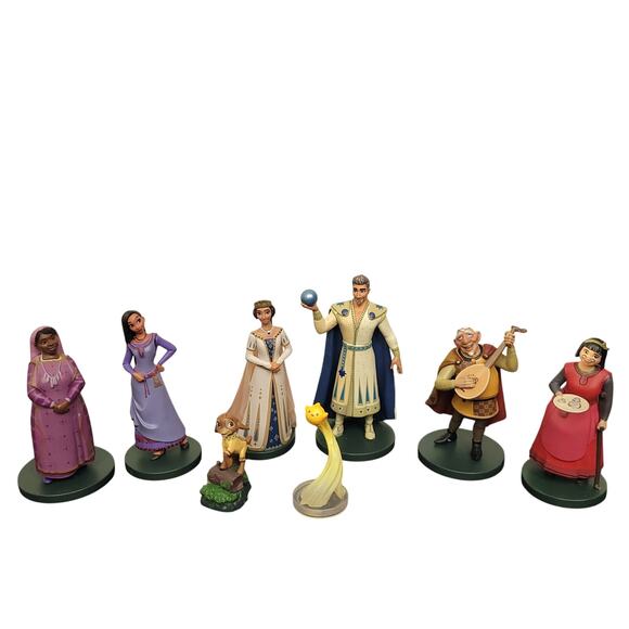 Disney Wish Deluxe Figurine Play Set 8 Pcs Enchanting Character Set from Wish - Picture 1 of 16